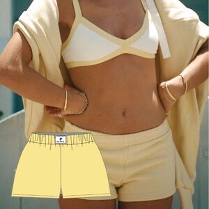 Parke Yellow Sweatshorts